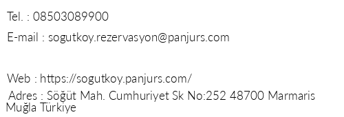 Panjur Hotel Stky telefon numaralar, faks, e-mail, posta adresi ve iletiim bilgileri
